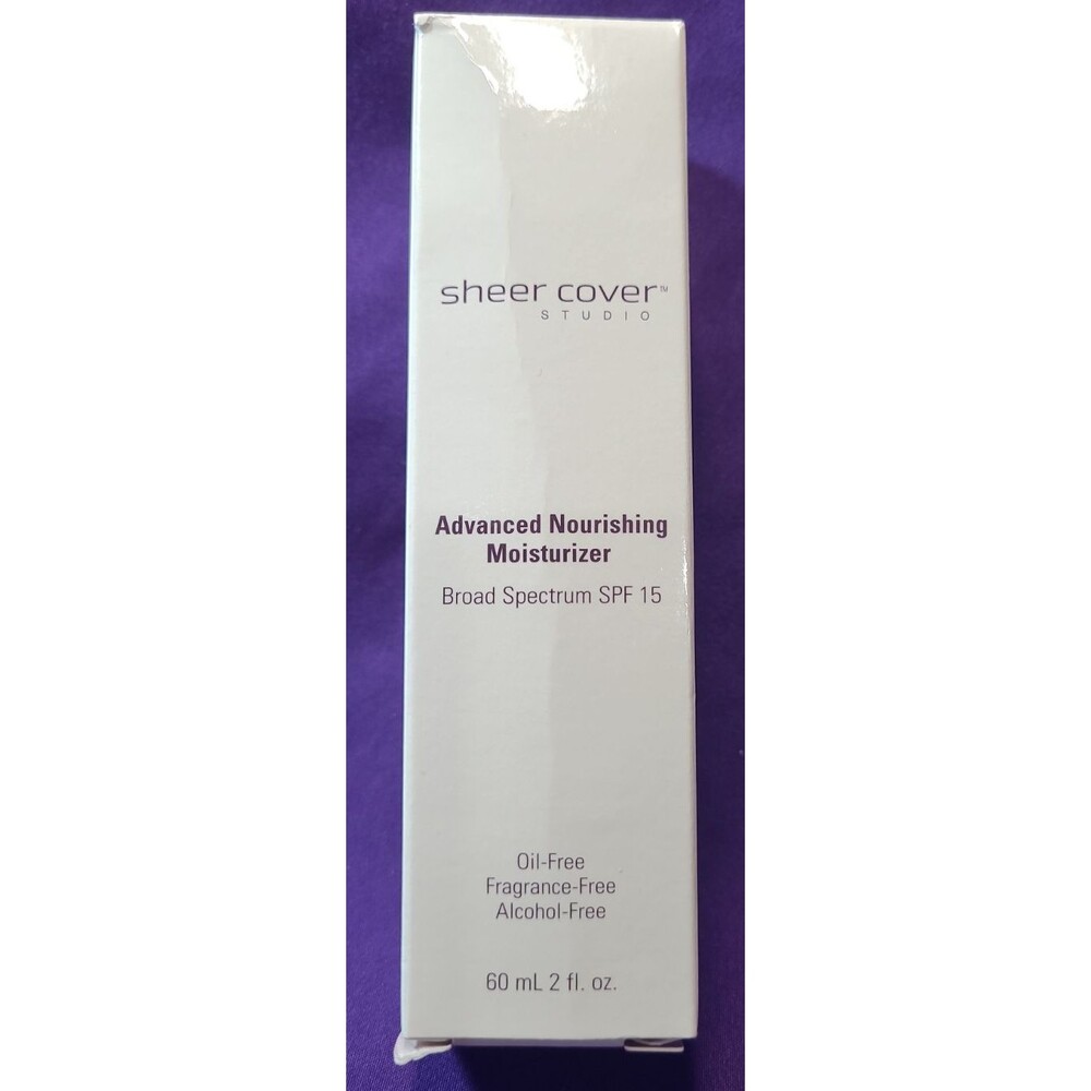 Sheer Cover Advanced Nourishing Moisturizer Spf 15 Sealed 2 Fl Oz Tube